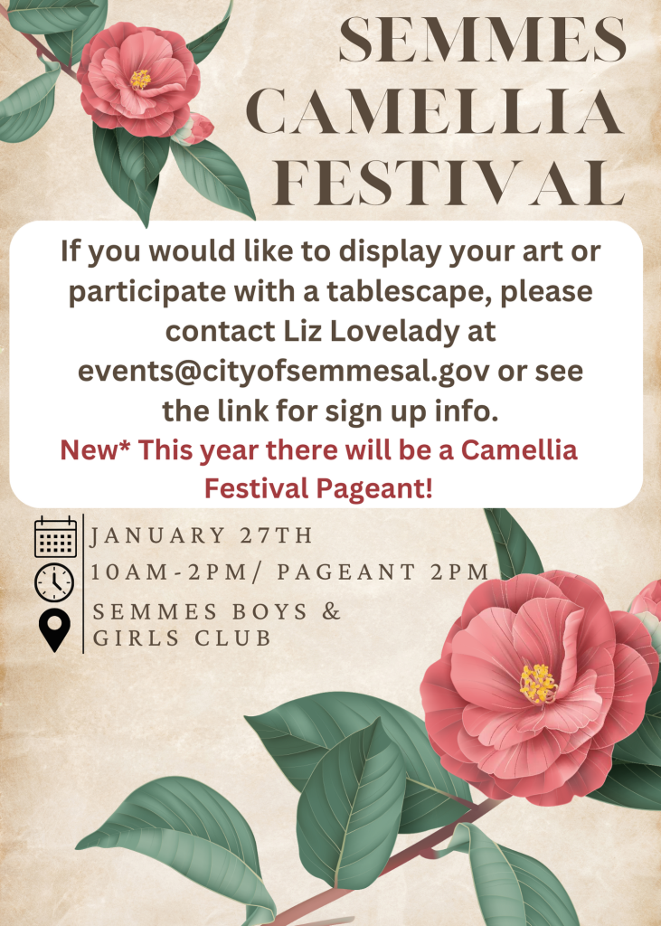 Camellia Festival City of Semmes, Alabama