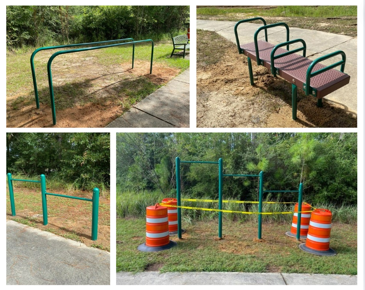 New Fitness Stations Installed at MGM Walking Trail