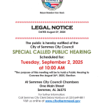 city of semmes city council sept 2