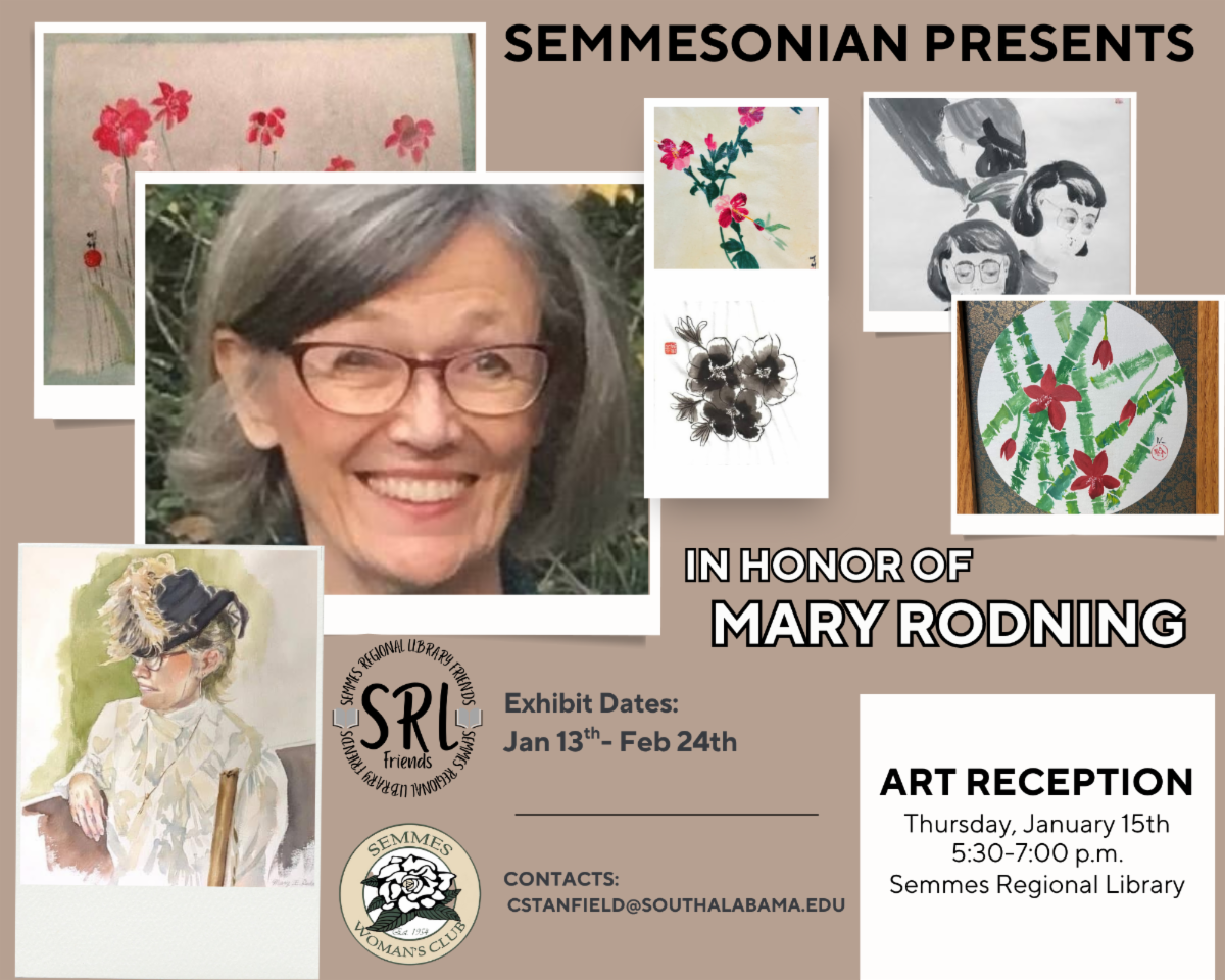 in honor of mary rodning art reception