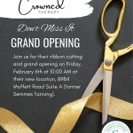 crowned therapy grand opening